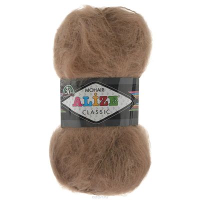 Лот: 12677219. Фото: 1. Alize Mohair classic NEW 07. Ткани, нитки, пряжа