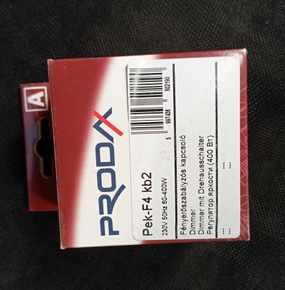 Лот: 23694955. Фото: 1. Светорегулятор поворотный Prodax... Электроустановочные изделия