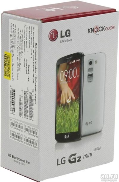 Лот: 8761237. Фото: 1. Смартфон LG G2 Mini D618 Black. Смартфоны