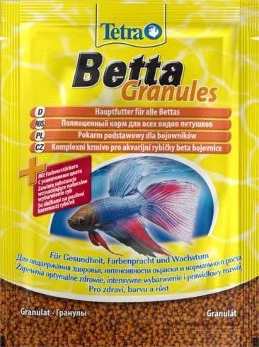 Лот: 16622371. Фото: 1. TetraBetta Granules корм для петушков... Корма