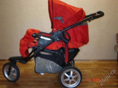 Лот: 522533. Фото: 1. Коляска Peg-Perego GT-3 и люлька... Коляски