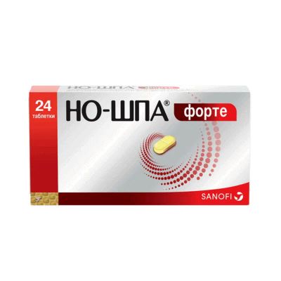 Лот: 22200150. Фото: 1. Но-шпа форте таблетки 80 мг 24... Лекарства