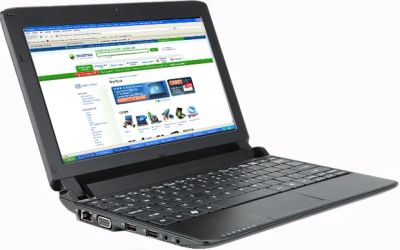 Лот: 5306938. Фото: 1. Дешевый компактный нетбук Acer... Ноутбуки