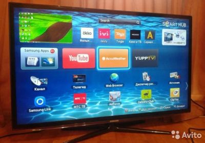 Лот: 10220233. Фото: 1. тв Samsung UE40ES6307U Smart TV... Телевизоры