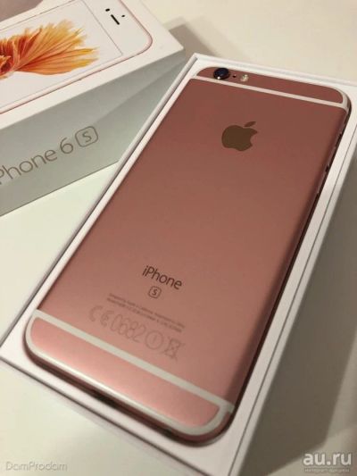 Лот: 13800470. Фото: 1. iPhone 6S 16GB rose gold+стекло... Смартфоны