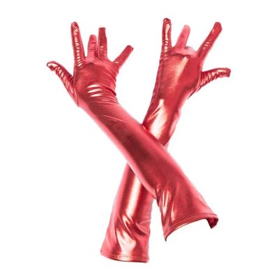 Лот: 10690074. Фото: 1. Пикантные женские перчатки красного... Украшения