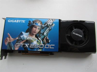 Лот: 2022789. Фото: 1. Gigabyte GeForce GTX 260 OC. Видеокарты