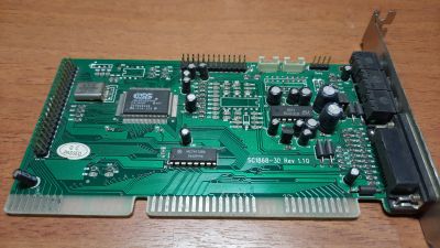 Лот: 19397031. Фото: 1. Звуковая карта ISA ESS AudioDrive... Звуковые карты