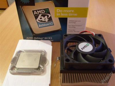 Лот: 1313849. Фото: 1. Процессор двухядерный AMD Athlon... Процессоры