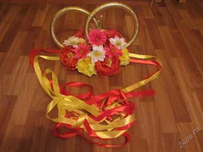 Лот: 2951249. Фото: 1. Свадебные кольца на крышу авто. Другое (свадебная мода)