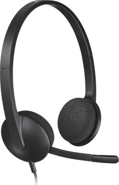 Лот: 22218584. Фото: 1. Проводная гарнитура Logitech H340... Наушники, гарнитуры