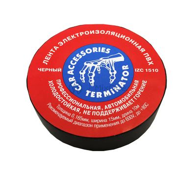Лот: 24282906. Фото: 1. Terminator IZC 1510 изолента черная... Расходные материалы, сменные насадки