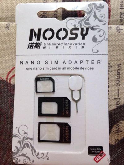 Лот: 6026184. Фото: 1. Набор адаптеров SIM/NanoSIM/MicroSIM. Дата-кабели, переходники