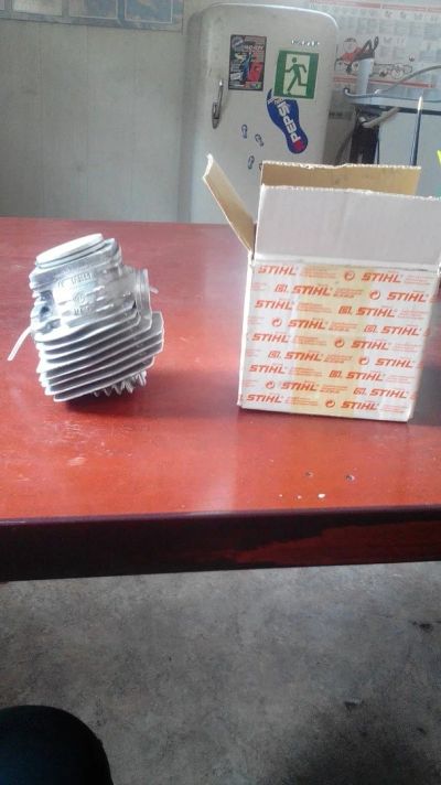 Лот: 14370112. Фото: 1. Цилиндр с поршнем и кольцами Stihl... Запчасти