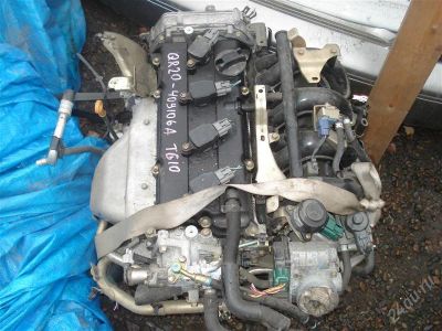 Лот: 2205300. Фото: 1. Двигатель Nissan QR-20DD Пробег... Двигатель и элементы двигателя