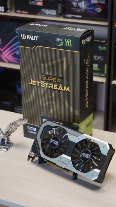 Лот: 18983441. Фото: 1. Palit Super Jetstream GTX 1060... Видеокарты