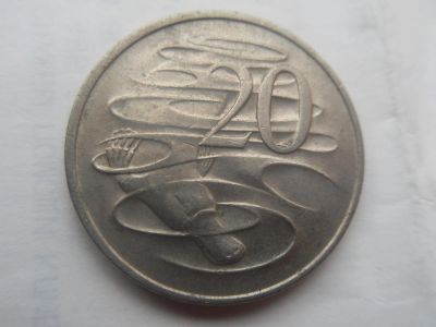 Лот: 10872440. Фото: 1. Австралия 20 центов 1978. Австралия и Океания