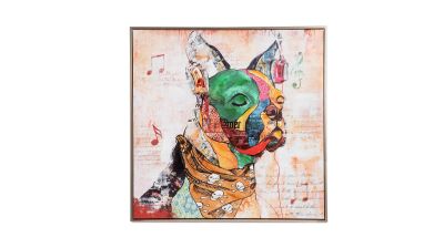 Лот: 25008180. Фото: 1. Картина Бульдог Pop Art. Произведения