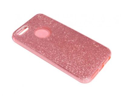 Лот: 12577397. Фото: 1. Чехол iPhone 5/5S Shine розовый. Чехлы, бамперы