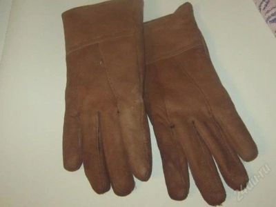 Лот: 1984644. Фото: 1. Перчатки замшевые. Перчатки, варежки, митенки