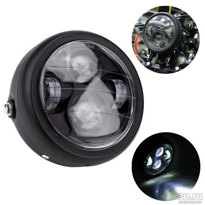 Лот: 15325078. Фото: 1. Фара SBW LED для мотоцикла, универсальная... Запчасти
