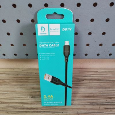 Лот: 18455905. Фото: 1. Кабель Micro USB Denmen D01V 2... Дата-кабели, переходники