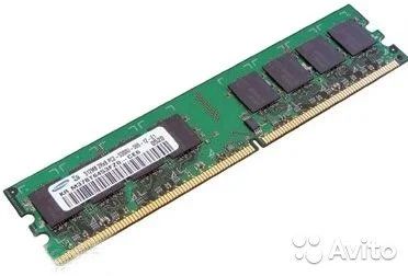 Лот: 9806510. Фото: 1. Samsung ddr2 1gb. Оперативная память