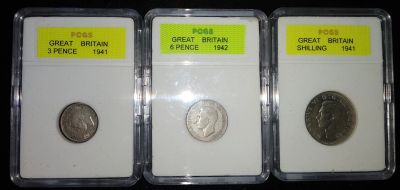 Лот: 11969064. Фото: 1. Великобритания 3 монеты_7. Великобритания и острова