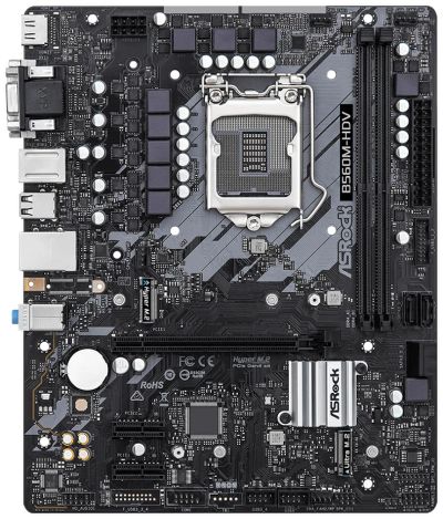 Лот: 18619374. Фото: 1. ASRock B560M-HDV R2.0 B560M-HDV... Материнские платы