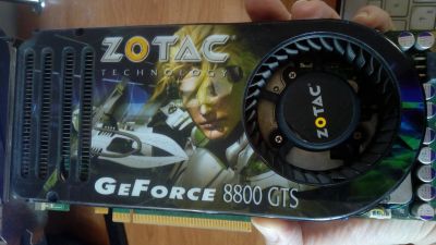 Лот: 21107038. Фото: 1. Видеокарта zotac GeForce 8800... Видеокарты
