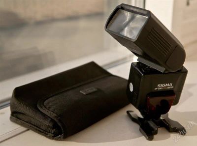 Лот: 932997. Фото: 1. Фотовспышка Sigma EF 500 DG SO-ADI... Вспышки, осветители, рассеиватели