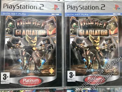 Лот: 11942942. Фото: 1. Ratchet Gladiator игра для PS2... Игры для консолей