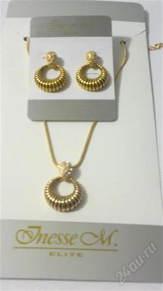 Лот: 2424868. Фото: 1. Комплект бижутерии от Inesse M. Колье
