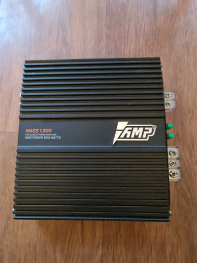 Лот: 23491649. Фото: 1. Усилитель моноблок amp mass 1... Усилители