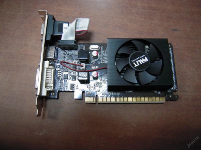 Лот: 6409813. Фото: 1. Видеокарта gt210 (1gb 64 bit). Видеокарты
