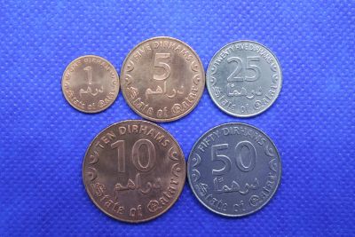Лот: 19296722. Фото: 1. Катар 2016 г Набор 5 монет Парусник. Азия