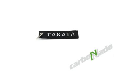 Лот: 17212518. Фото: 1. Брелок Takata ткань черный. Брелоки для ключей