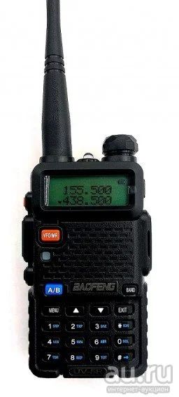 Лот: 14355957. Фото: 1. Рация Baofeng UV-5R черная (5w... Другое (туризм)