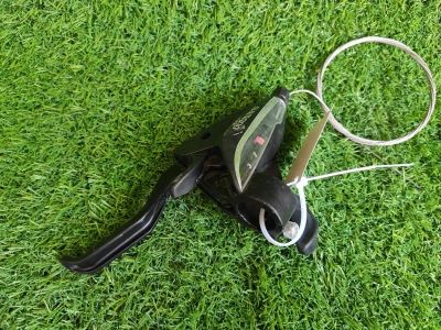 Лот: 17880332. Фото: 1. Шифтер+ручка левый Shimano ST-EF65-L... Запчасти