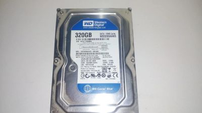Лот: 11740937. Фото: 1. Жесткий диск WD 320 Gb Sata Гарантия. Жёсткие диски (HDD)