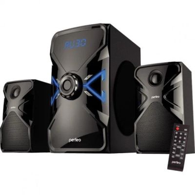 Лот: 15680585. Фото: 1. Колонки Perfeo 2.1 "X-Tech" (15W... Активные акустические системы