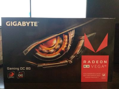 Лот: 13990295. Фото: 1. Новая видеокарта Gigabyte Radeon... Видеокарты