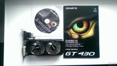 Лот: 8812874. Фото: 1. gigabyte GT430. Видеокарты
