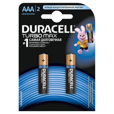 Лот: 7289731. Фото: 1. Батарейка LR03 Duracell Turbo... Батарейки, аккумуляторы, элементы питания