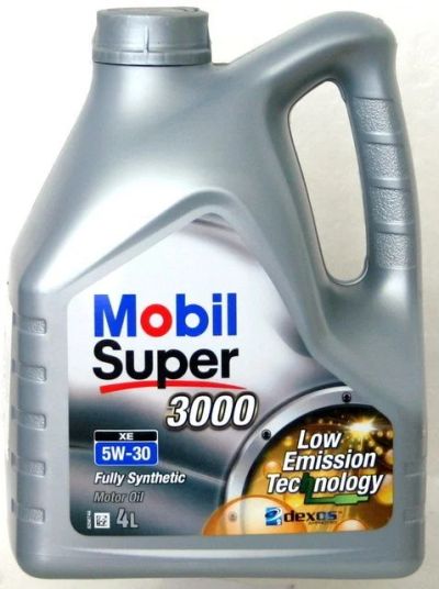 Лот: 12124474. Фото: 1. Mobil SUPER 3000 XE , 5W30, 4L. Масла, жидкости