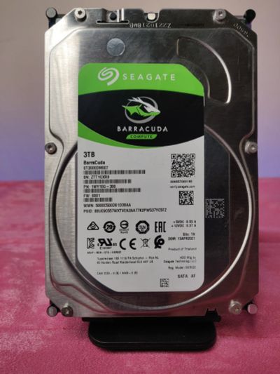 Лот: 23423022. Фото: 1. HDD 3 Tb/Seagate/SATA3/3,5"/7200... Жёсткие диски (HDD)