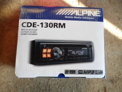 Лот: 3471783. Фото: 1. Продам Alpine CDE-130RM Внимание... Автомагнитолы