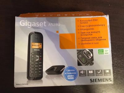 Лот: 12646514. Фото: 1. Домашний телефон Siemens Gigaset... DECT и радиотелефоны
