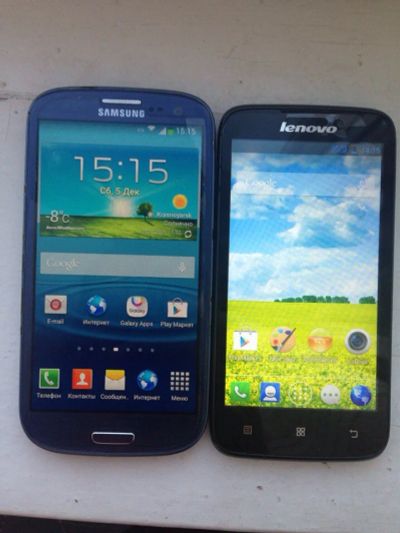 Лот: 6147534. Фото: 1. Продам Samsung Galaxy S3 и Lenovo... Смартфоны