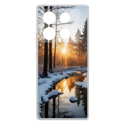 Лот: 25134725. Фото: 1. Чехол Krutoff Clear Case "Весна... Чехлы, бамперы
